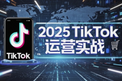 2025TikTok电商运营，掌握TikTok店铺运营核心技巧，实现低成本高转化-馬上搞钱